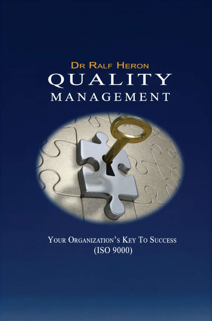 ISO 9000 quality management book cover by Dr. Ralf Heron